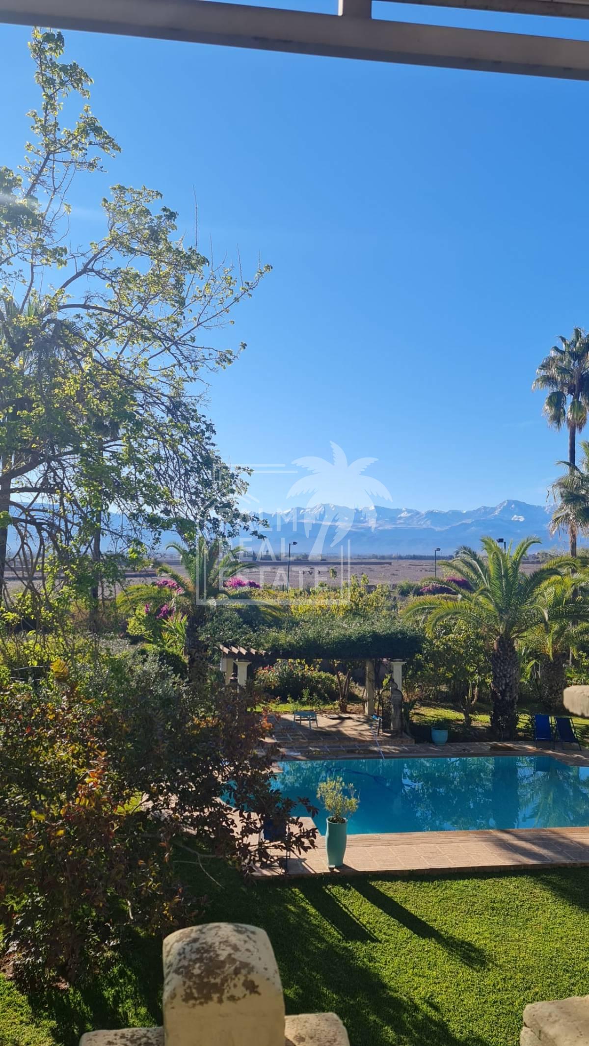Villa à louer sur la route de l’Ourika