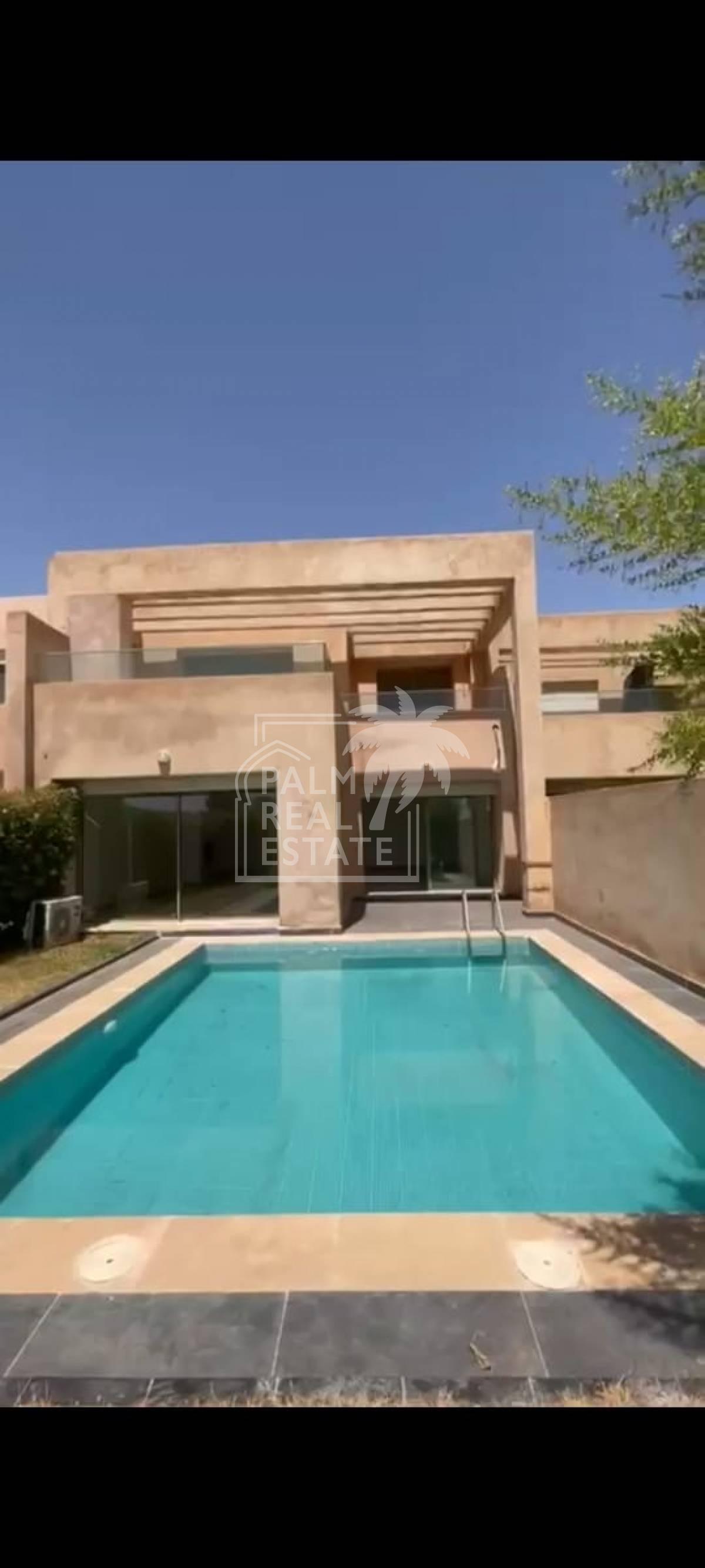 Villa a louer a prestigia marrakech avec 4 chambres