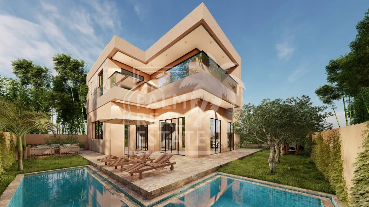 A vendre,villa semi fini sur la route de fes 