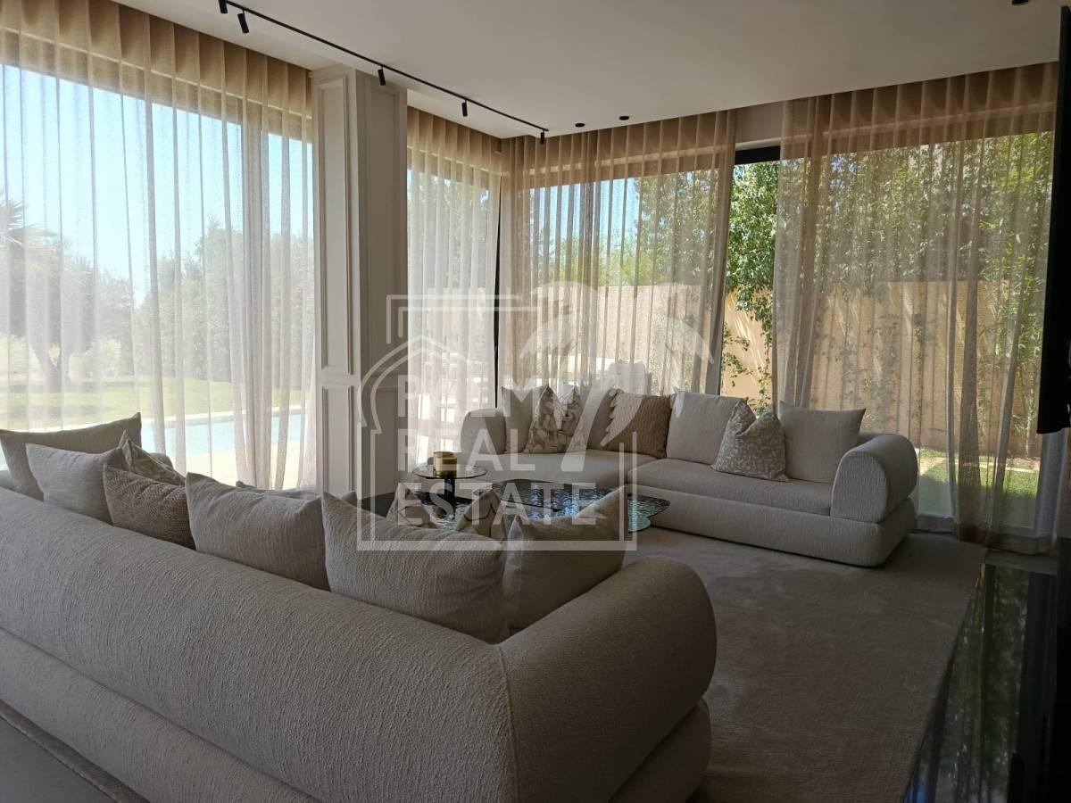 villa moderne front de golf à vendre 