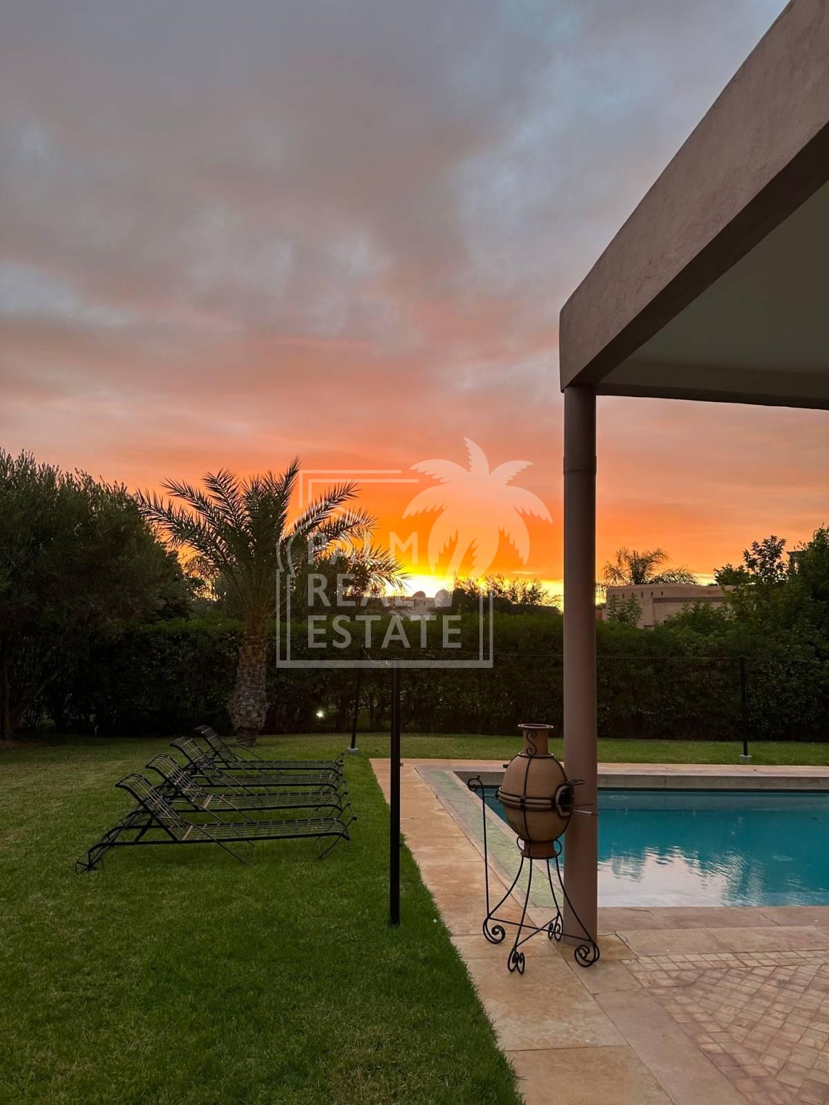 Villa plein pied a vendre sur la route de fes