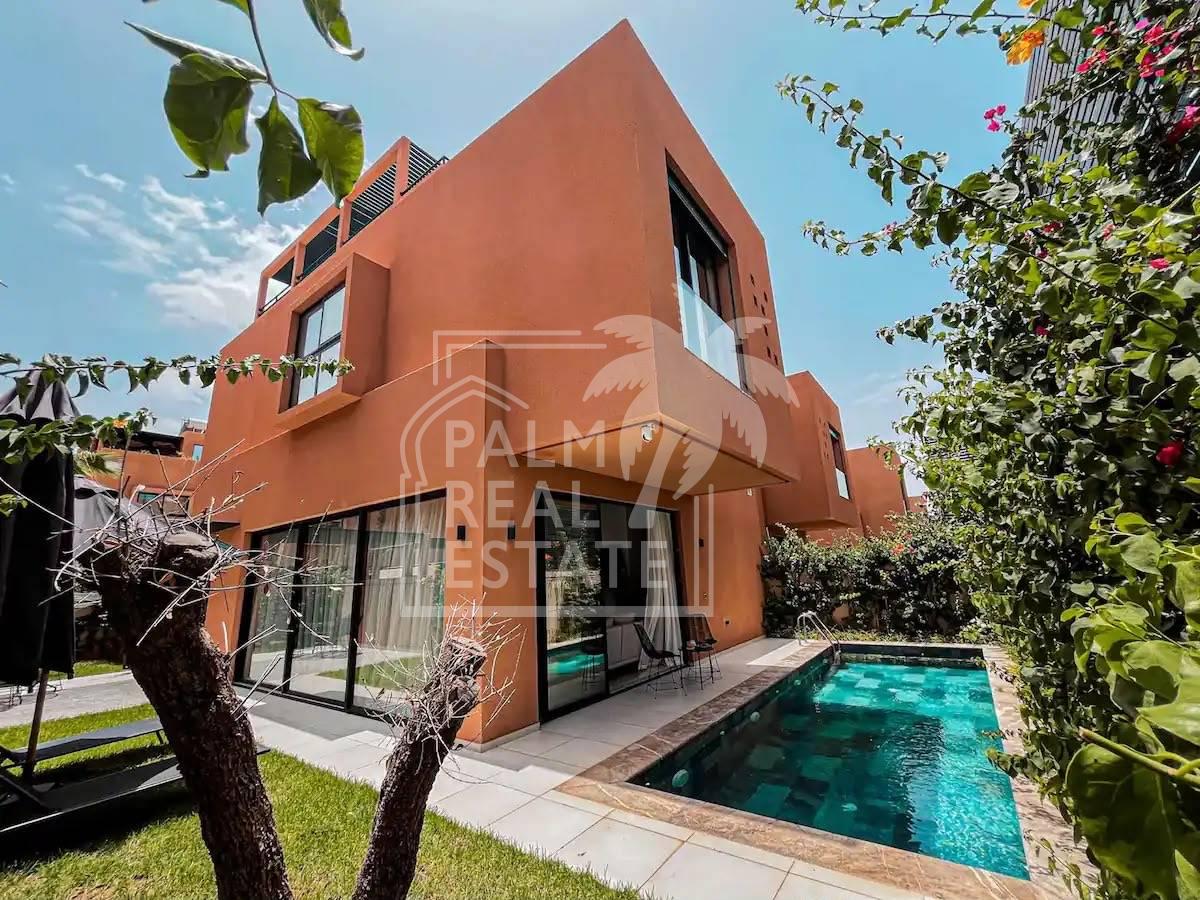 Villa élégante entièrement meublée dans résidence privée et sécurisée